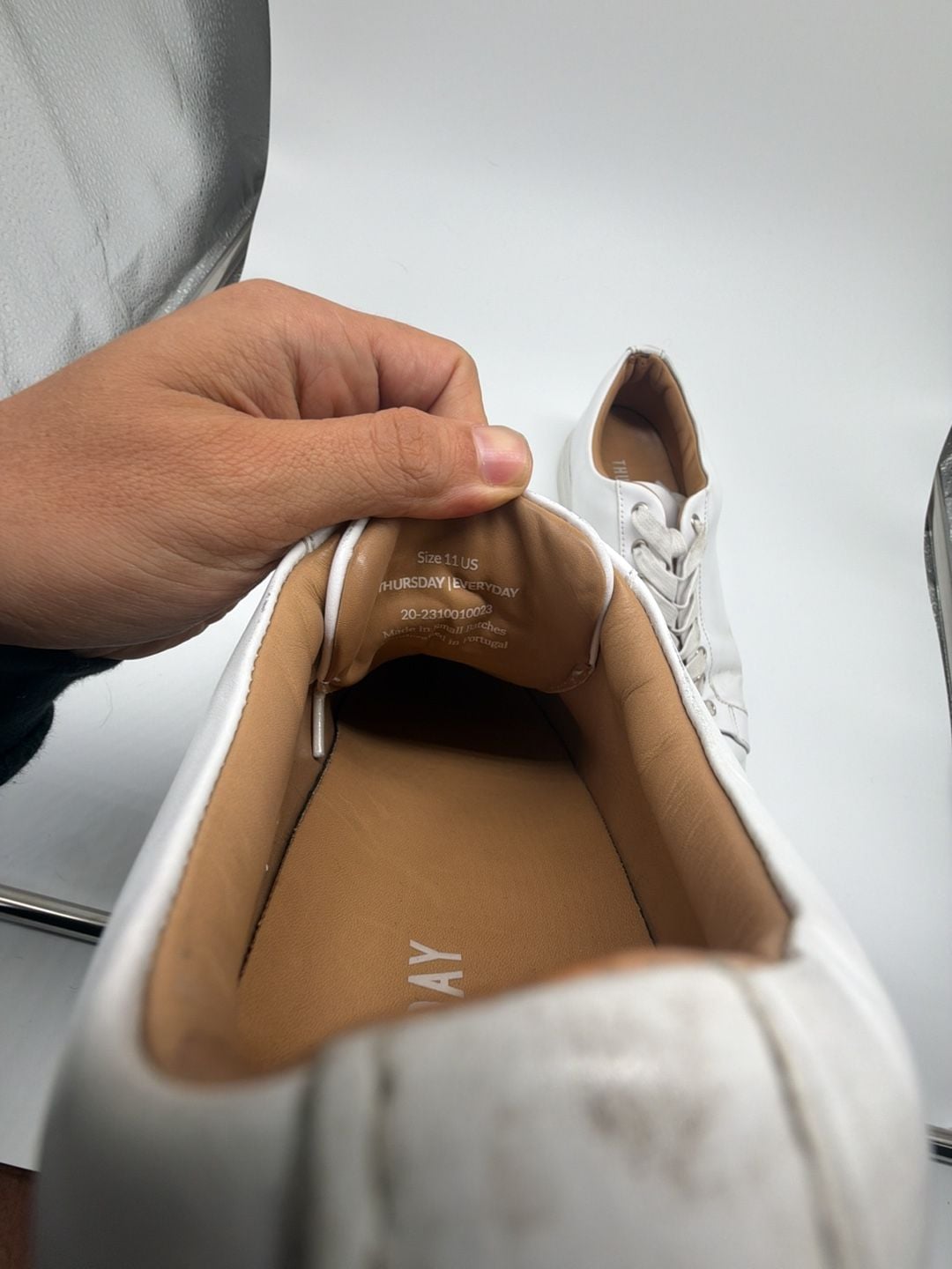 Thursday Boot Company Premier Low Top Sneakers White Leather 11