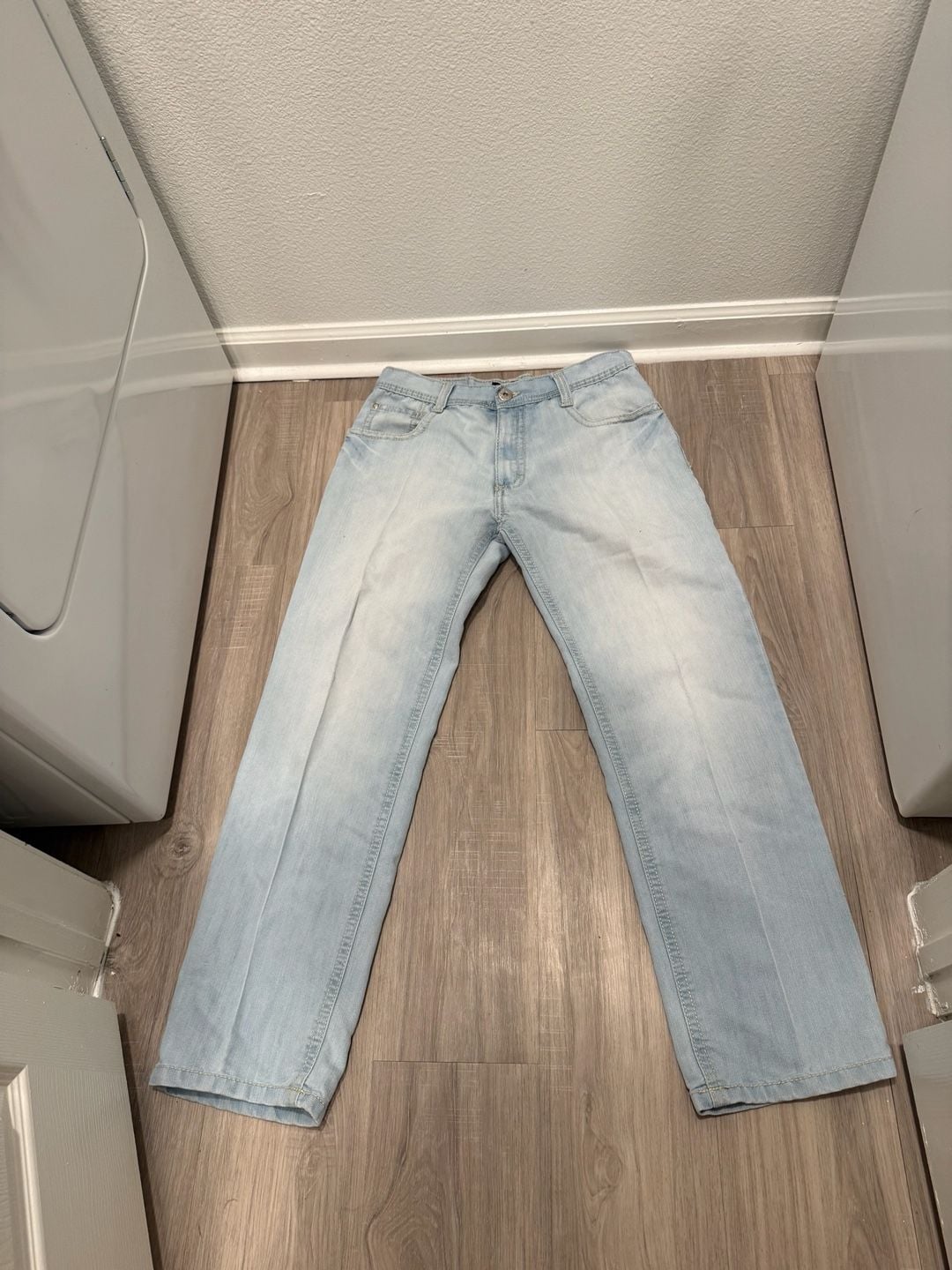 Southpole Jeans Size 34 Light Wash Straight Denim Y2K Baggy 2
