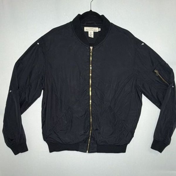Men's H&M Black Bomber Jacket. Size L