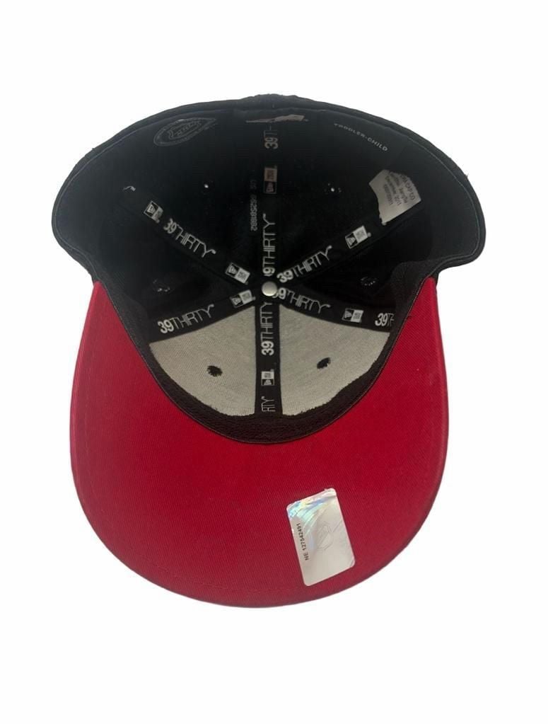 New Era Chicago Blackhawks 39Thirty Toddler-Child Hat Black Red 4