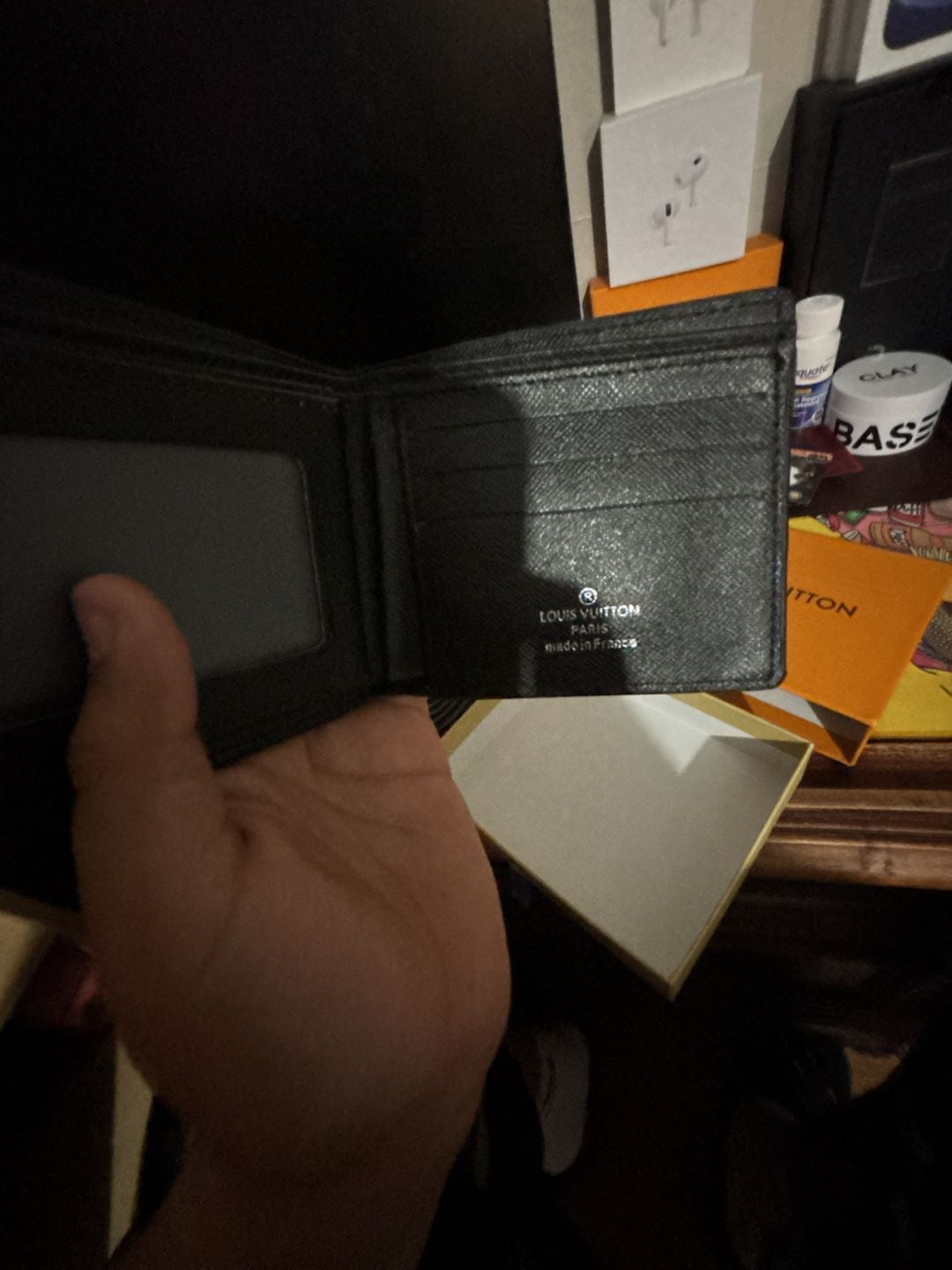 Louis Vuitton Monogram Eclipse Slender Black Wallet 2