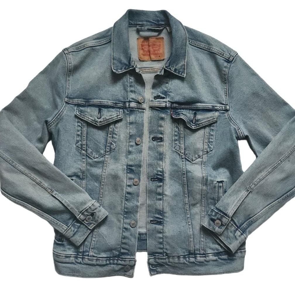 Levi's Trucker Denim Jacket Size M Blue Wash 2