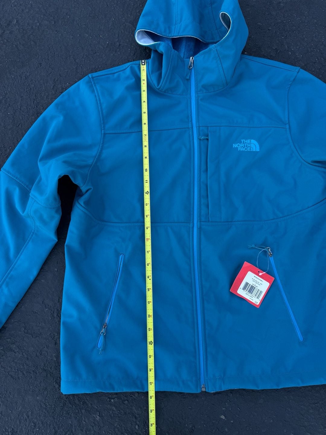 The North Face PRS Faux Fur Lining Jacket Size L Egyptian Blue 7