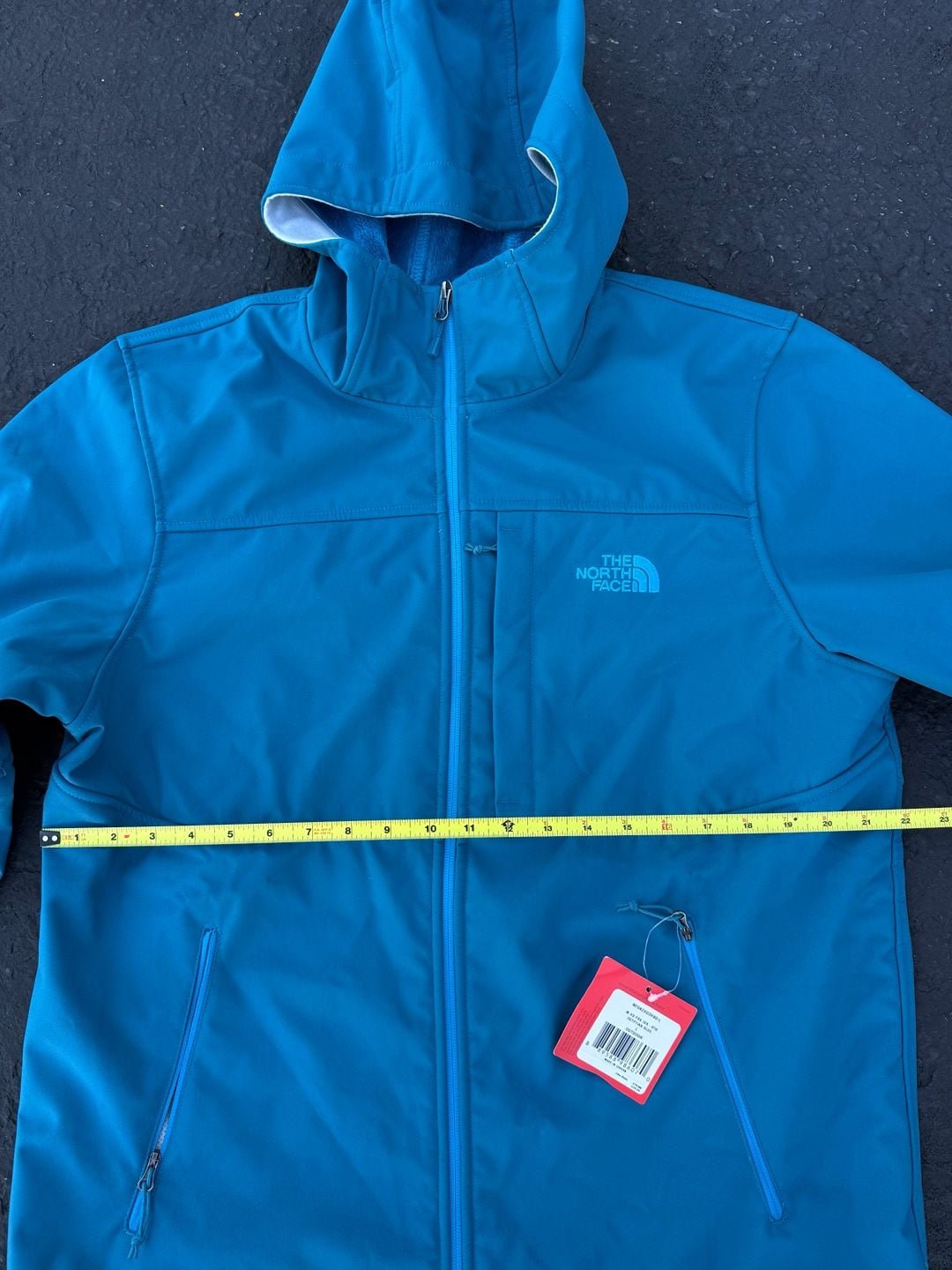 The North Face PRS Faux Fur Lining Jacket Size L Egyptian Blue 8