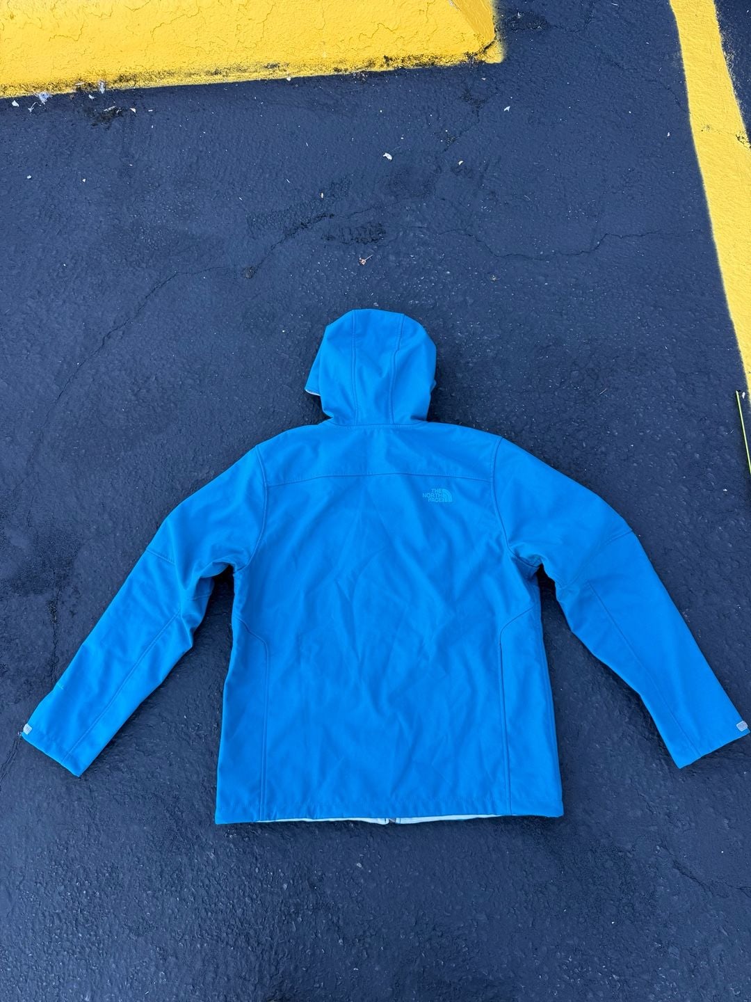 The North Face PRS Faux Fur Lining Jacket Size L Egyptian Blue 9