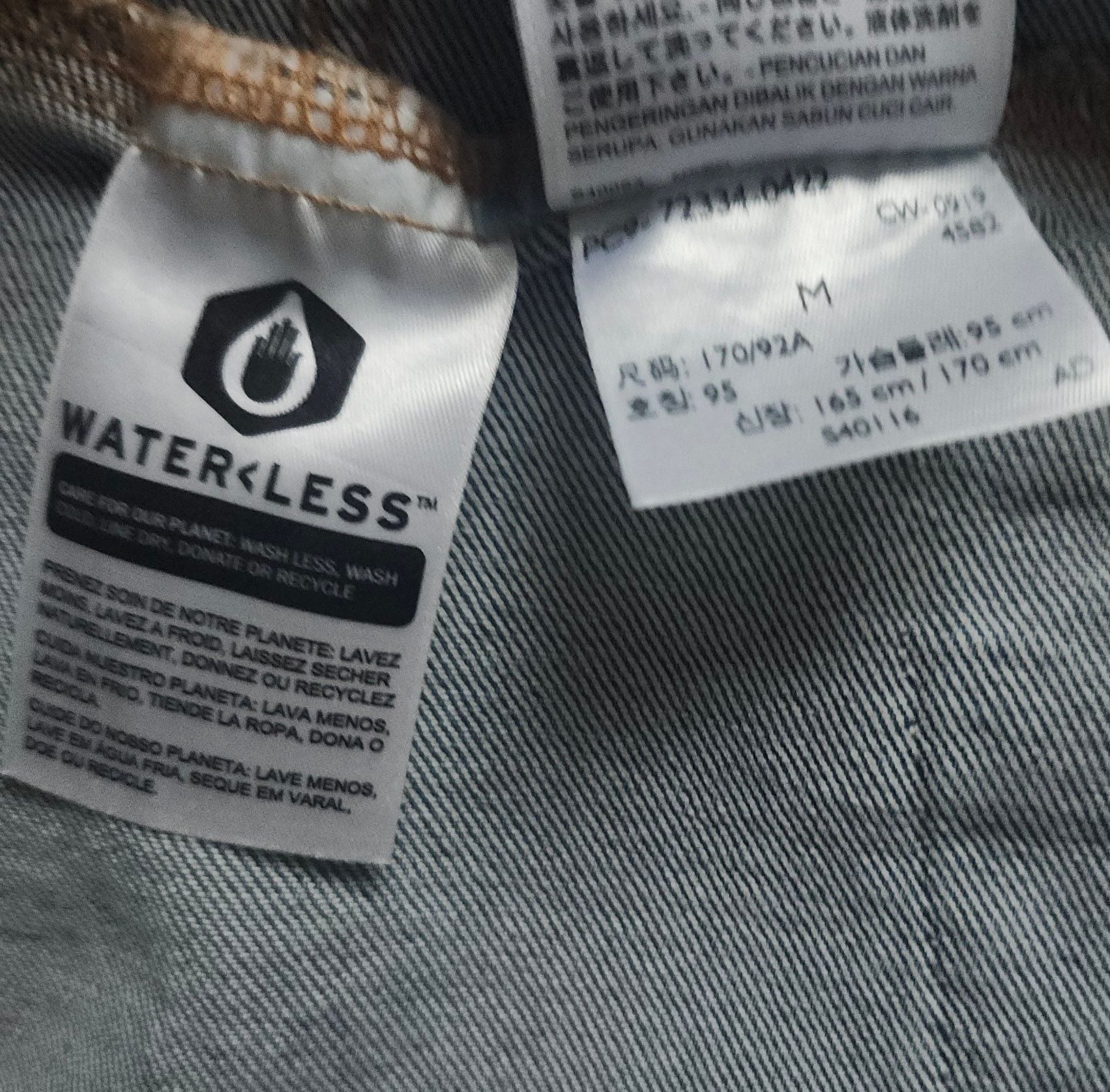 Levi's Trucker Denim Jacket Size M Blue Wash 7