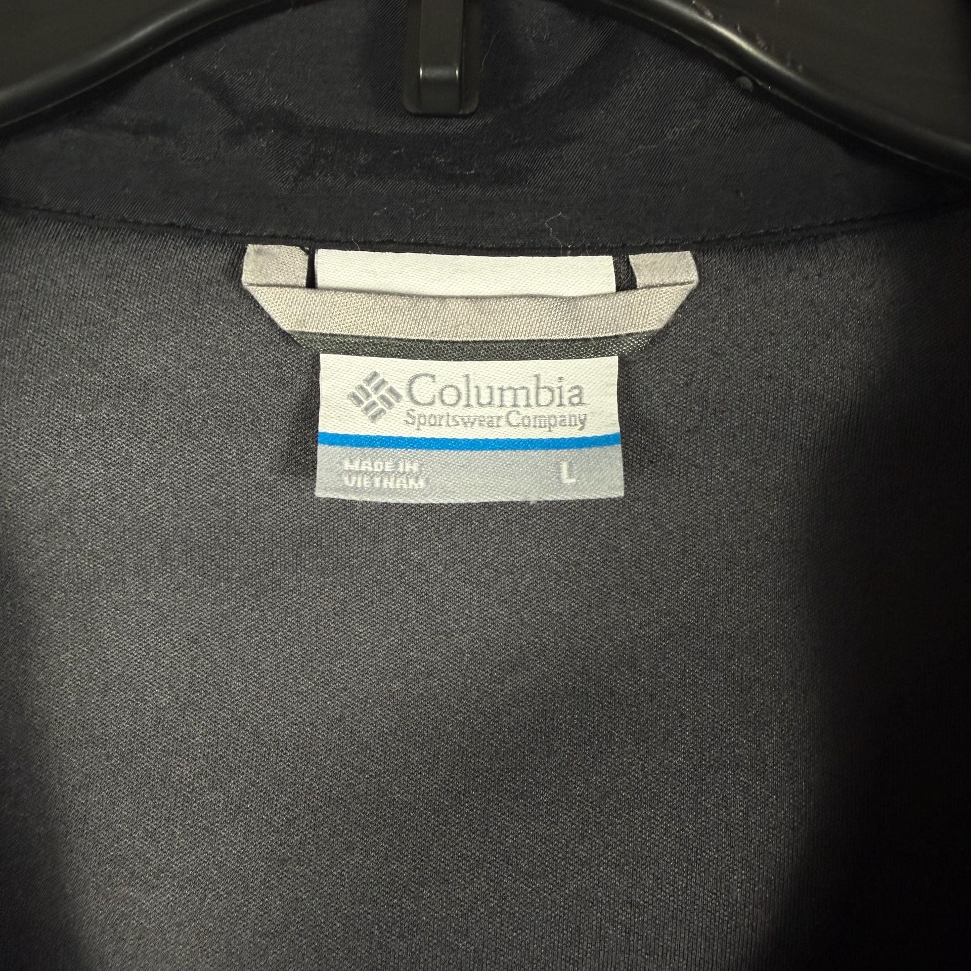 Columbia PFG Full Zip Fleece Jacket Size L Black Sherpa High Pile 4