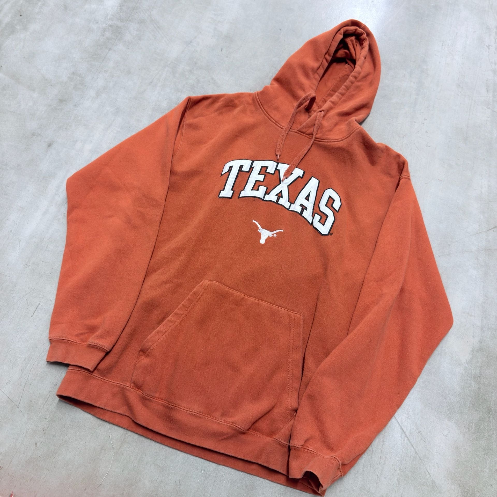 Genuine Stuff Texas Longhorns Hoodie Burnt Orange Vintage 3