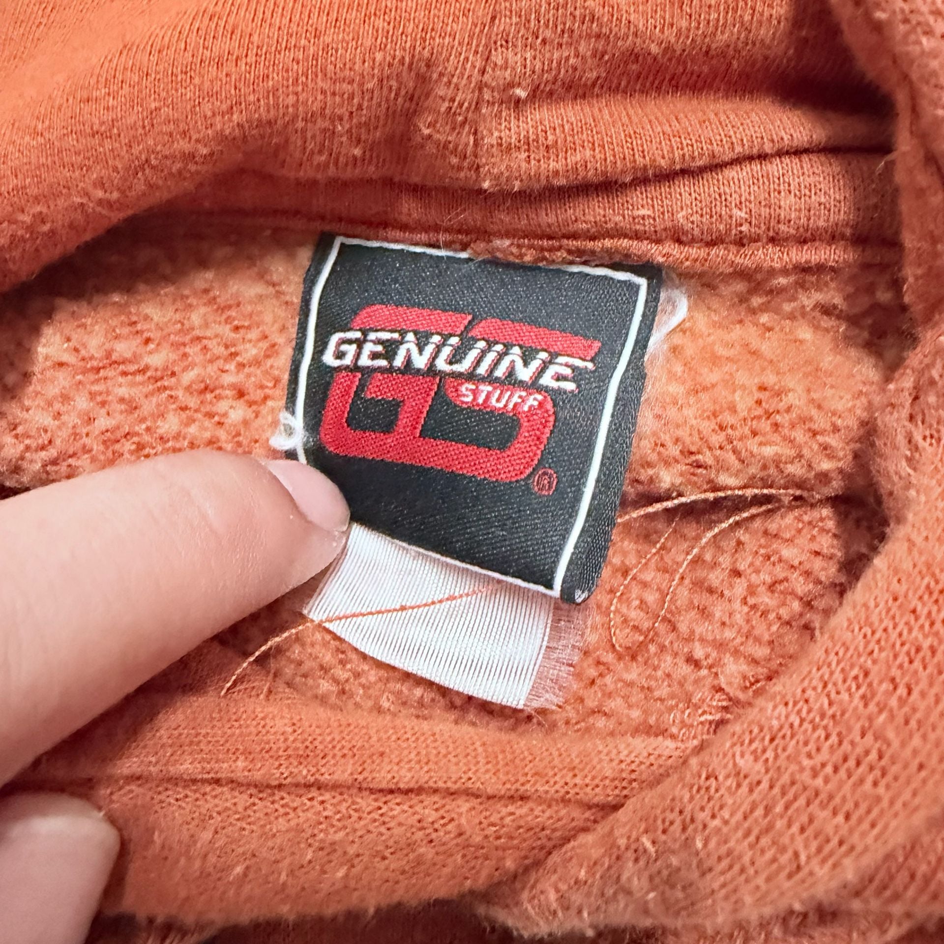 Genuine Stuff Texas Longhorns Hoodie Burnt Orange Vintage 5
