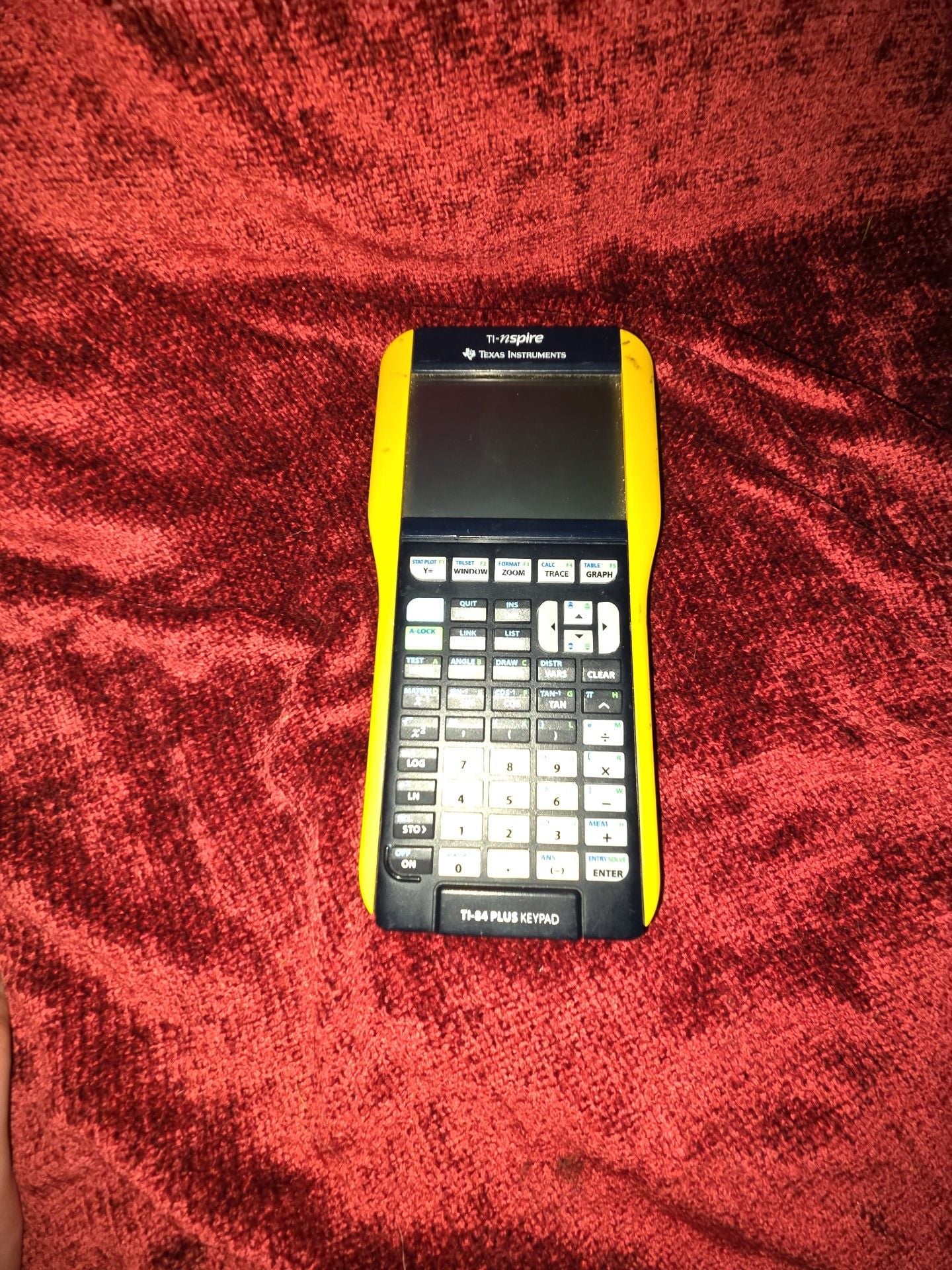 Texas Instruments TI-Nspire Graphing Calculator TI-84 Plus Keypad Yellow 1