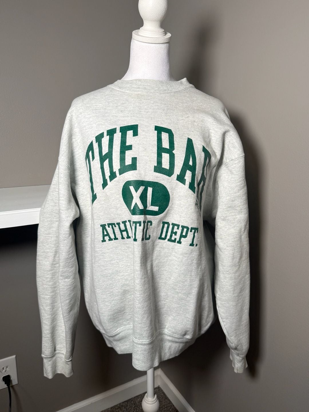 Vintage Fruit of the Loom Athletic Dept Sweatshirt Grey USA 2