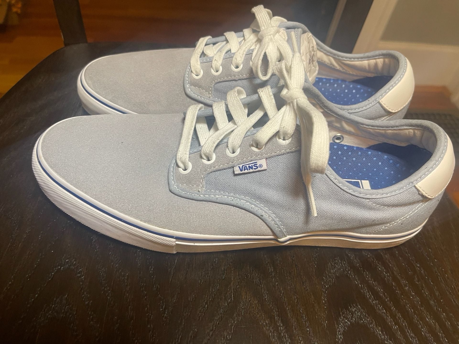 Vans Chima Ferguson Pro Shoes Blue White Canvas Suede 8