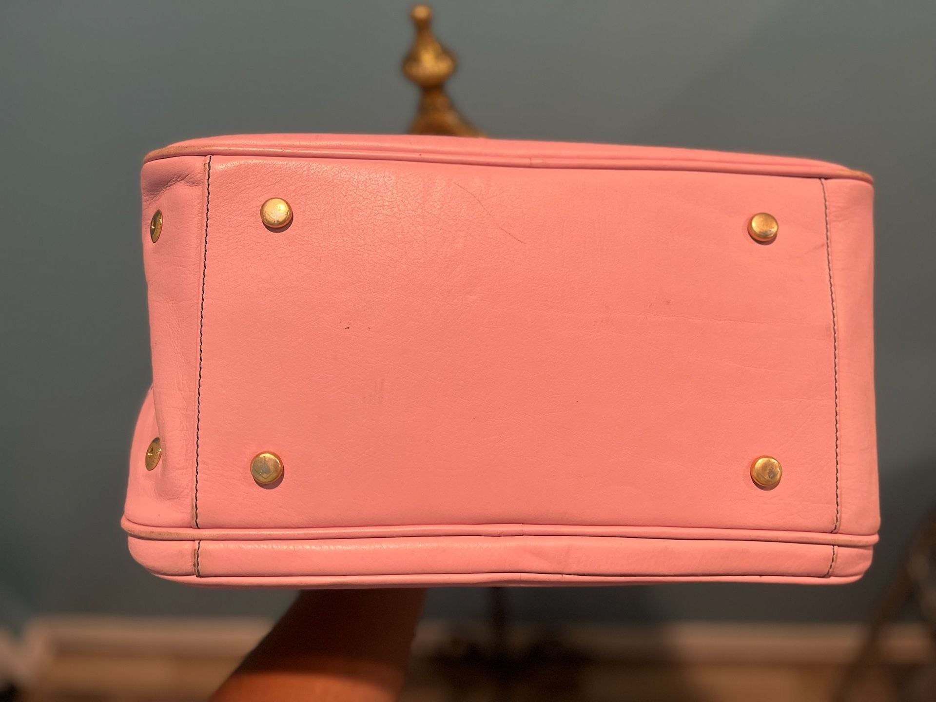Juicy Couture Pet Carrier Pink Green Velour Dog Bag 7