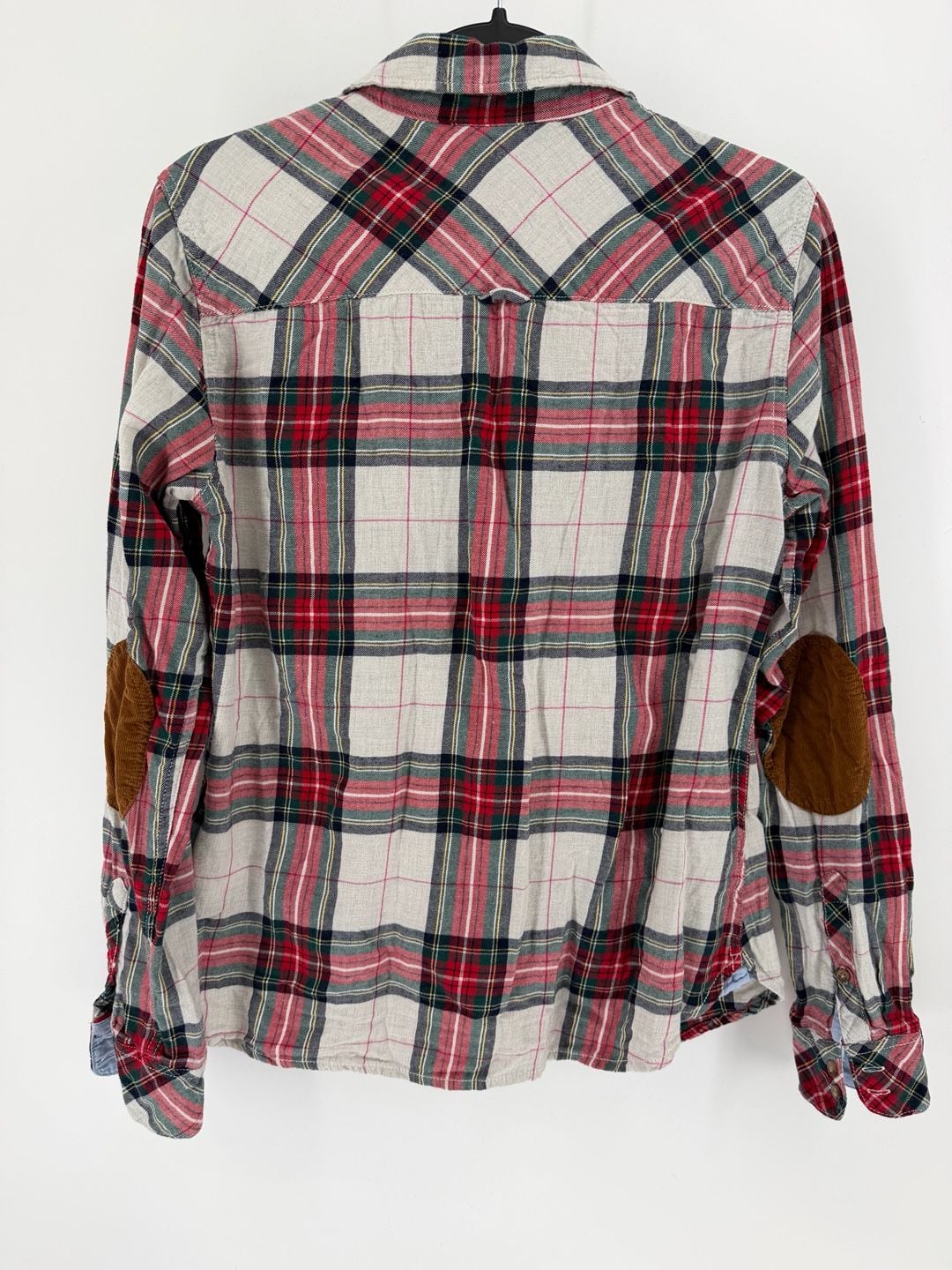 L.O.G.G. Label of Graded Goods Men’s Plaid Flannel Shirt Size M Elbow Patch 3