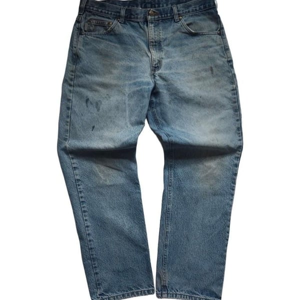 Carhartt Workwear Denim Jeans Distressed Blue