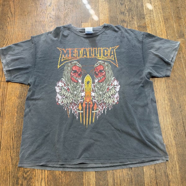 Vintage Metallica Pushead Summer Sanitarium 2003 T-Shirt Size 2XL Black