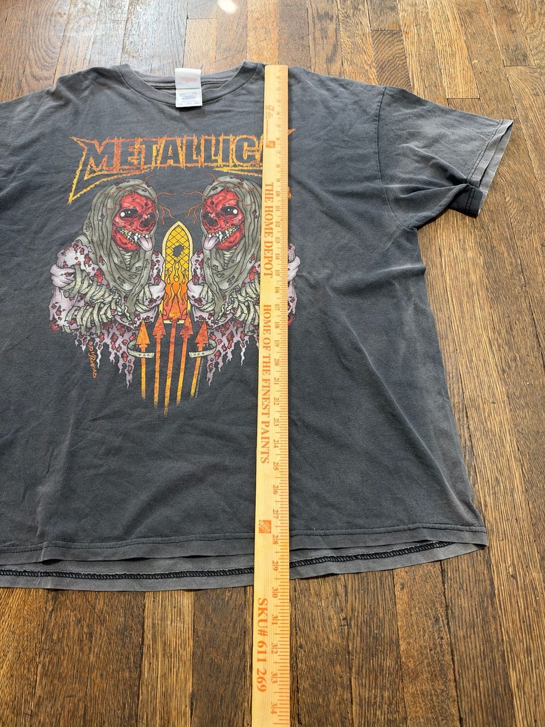 Vintage Metallica Pushead Summer Sanitarium 2003 T-Shirt Size 2XL Black 7