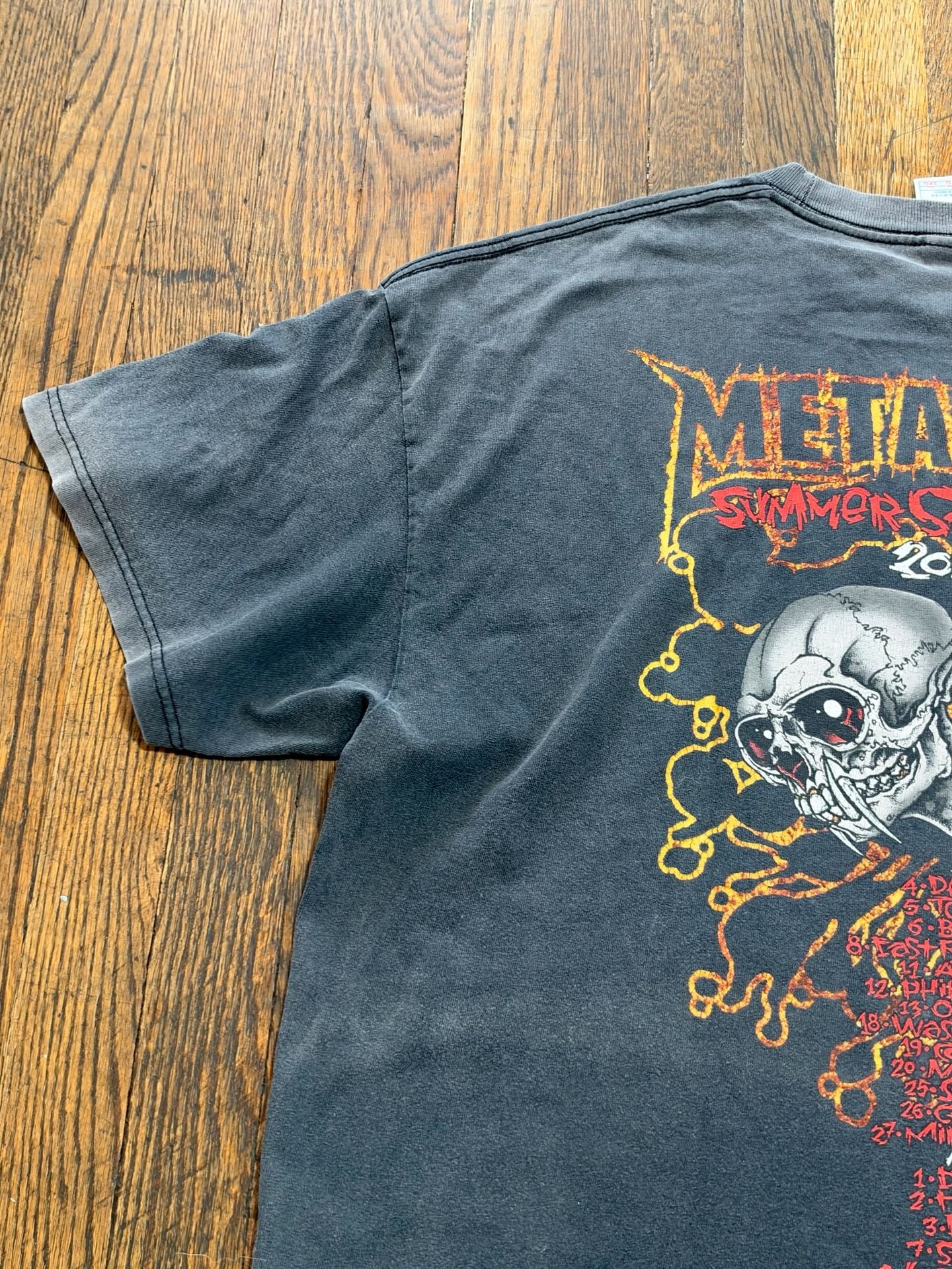 Vintage Metallica Pushead Summer Sanitarium 2003 T-Shirt Size 2XL Black 10
