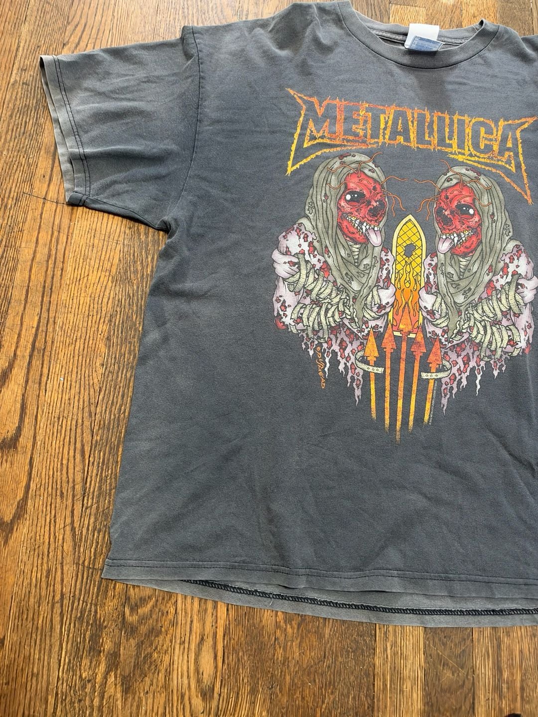 Vintage Metallica Pushead Summer Sanitarium 2003 T-Shirt Size 2XL Black 13
