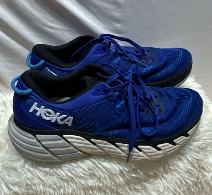 Hoka Gaviota 4 Size 9.5D Blue Graphite Running Shoes 2
