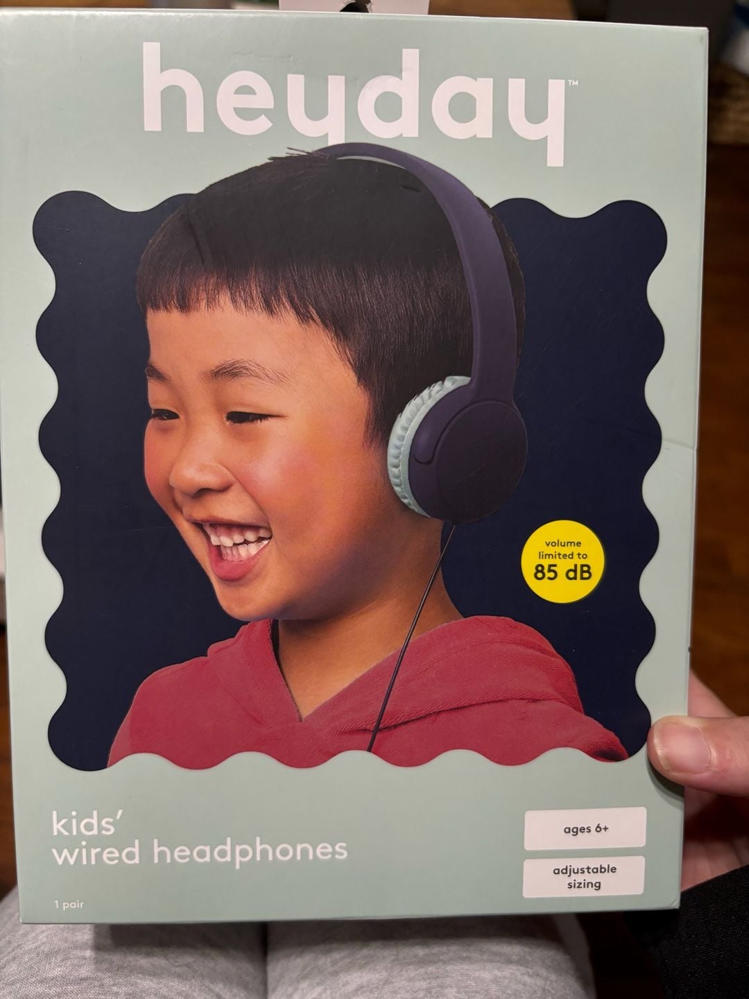 Heyday Kids' Wired Headphones Indigo Sky Blue 1