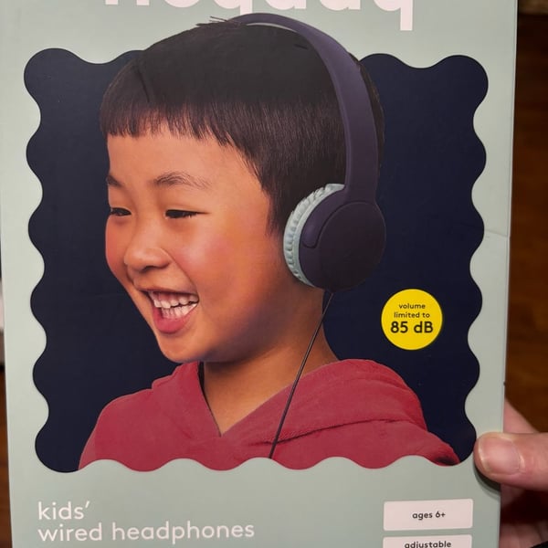 Heyday Kids' Wired Headphones Indigo Sky Blue
