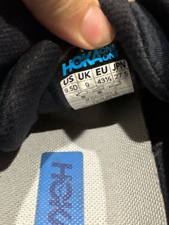 Hoka Gaviota 4 Size 9.5D Blue Graphite Running Shoes 6