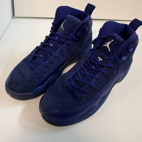 Jordan Air Jordan 12 Retro Size 5Y Deep Royal Blue Sneakers