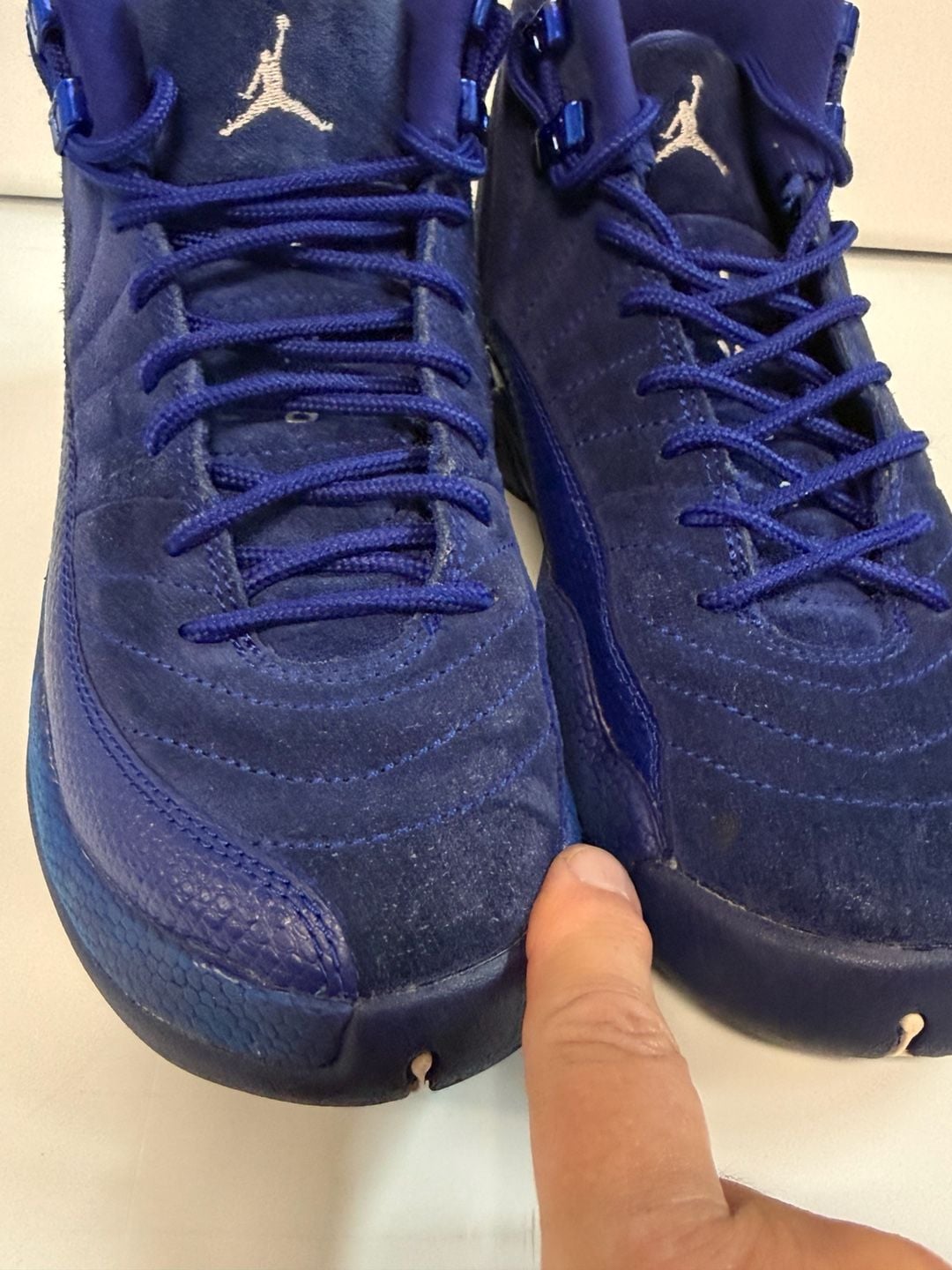 Jordan Air Jordan 12 Retro Size 5Y Deep Royal Blue Sneakers 7