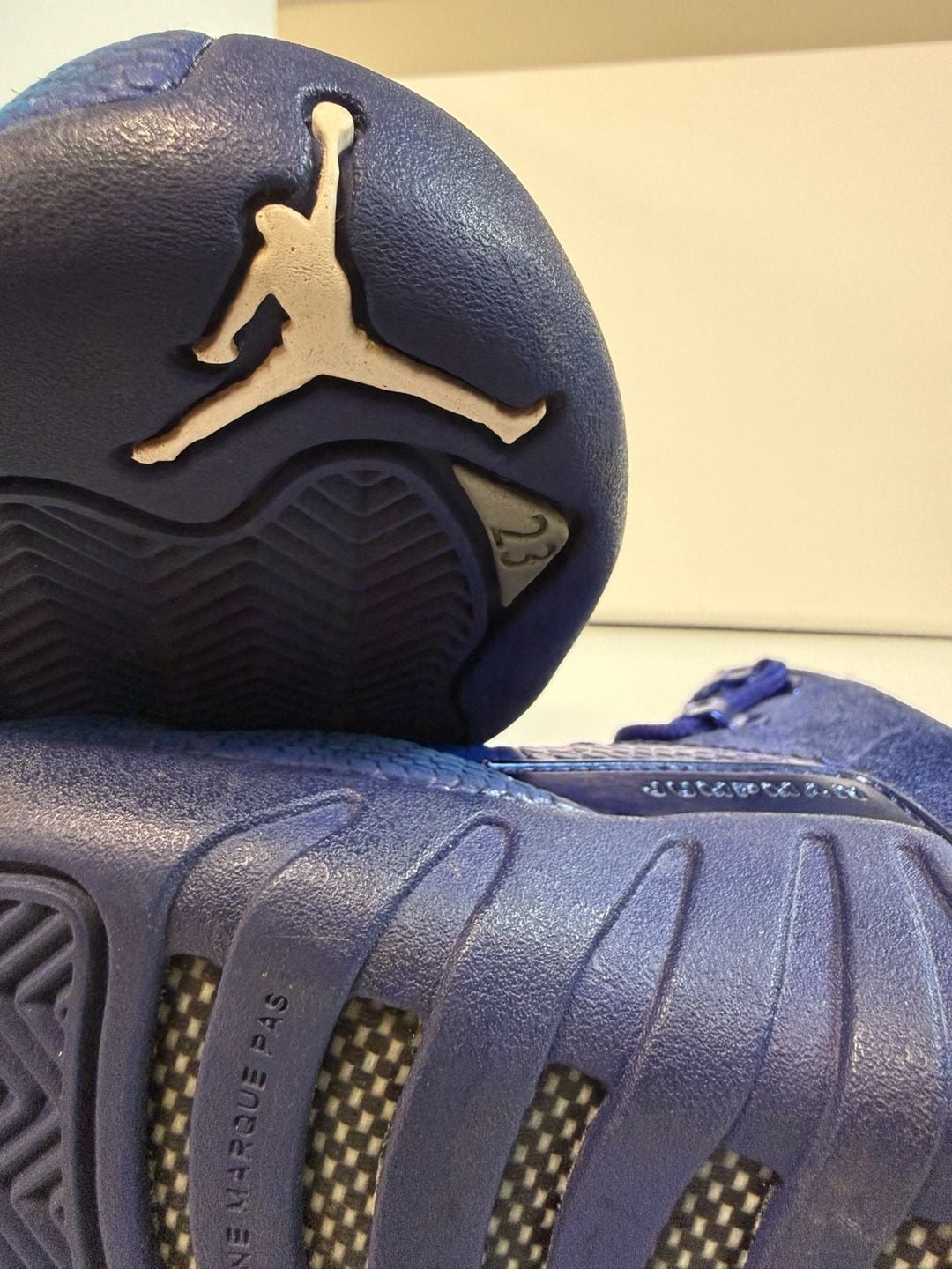 Jordan Air Jordan 12 Retro Size 5Y Deep Royal Blue Sneakers 8