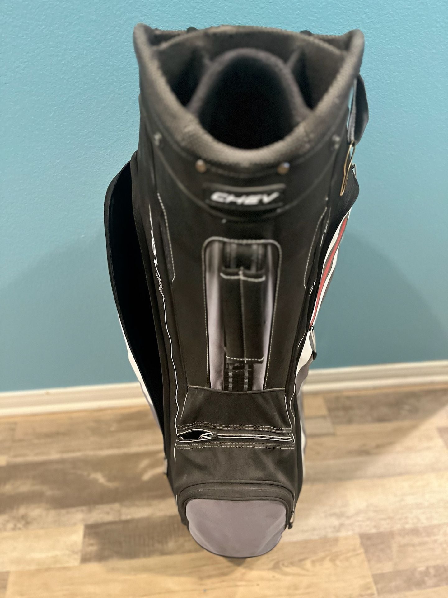 Callaway Chev 14 Cart Bag Black Charcoal White 3