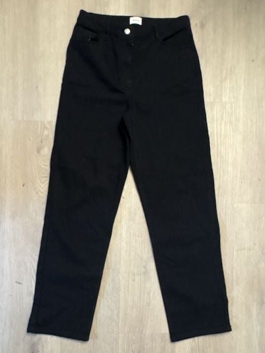 Aritzia Wilfred Free The Melina Jeans Black Denim Pants Size 6 3