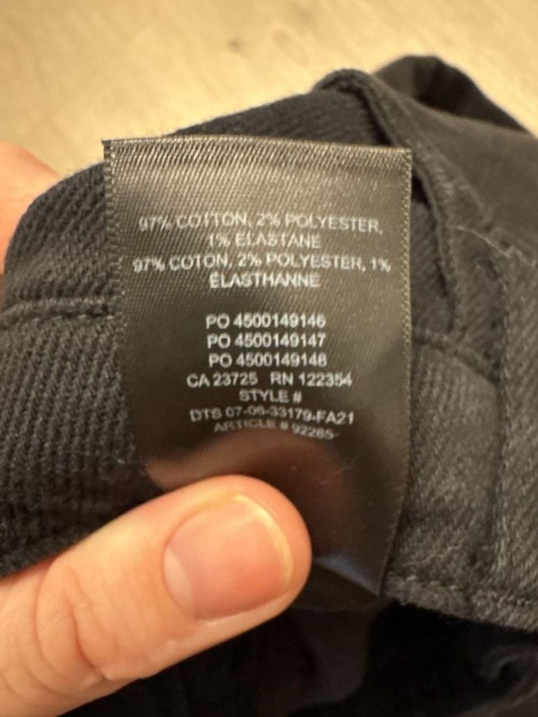 Aritzia Wilfred Free The Melina Jeans Black Denim Pants Size 6 5