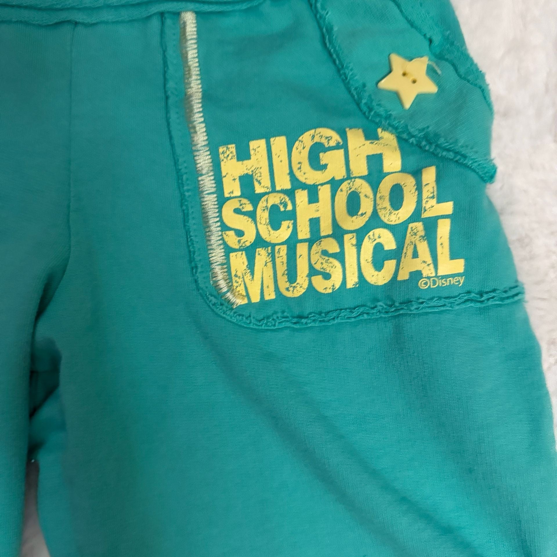 Disney High School Musical Shorts Size M (10/12) Teal 4