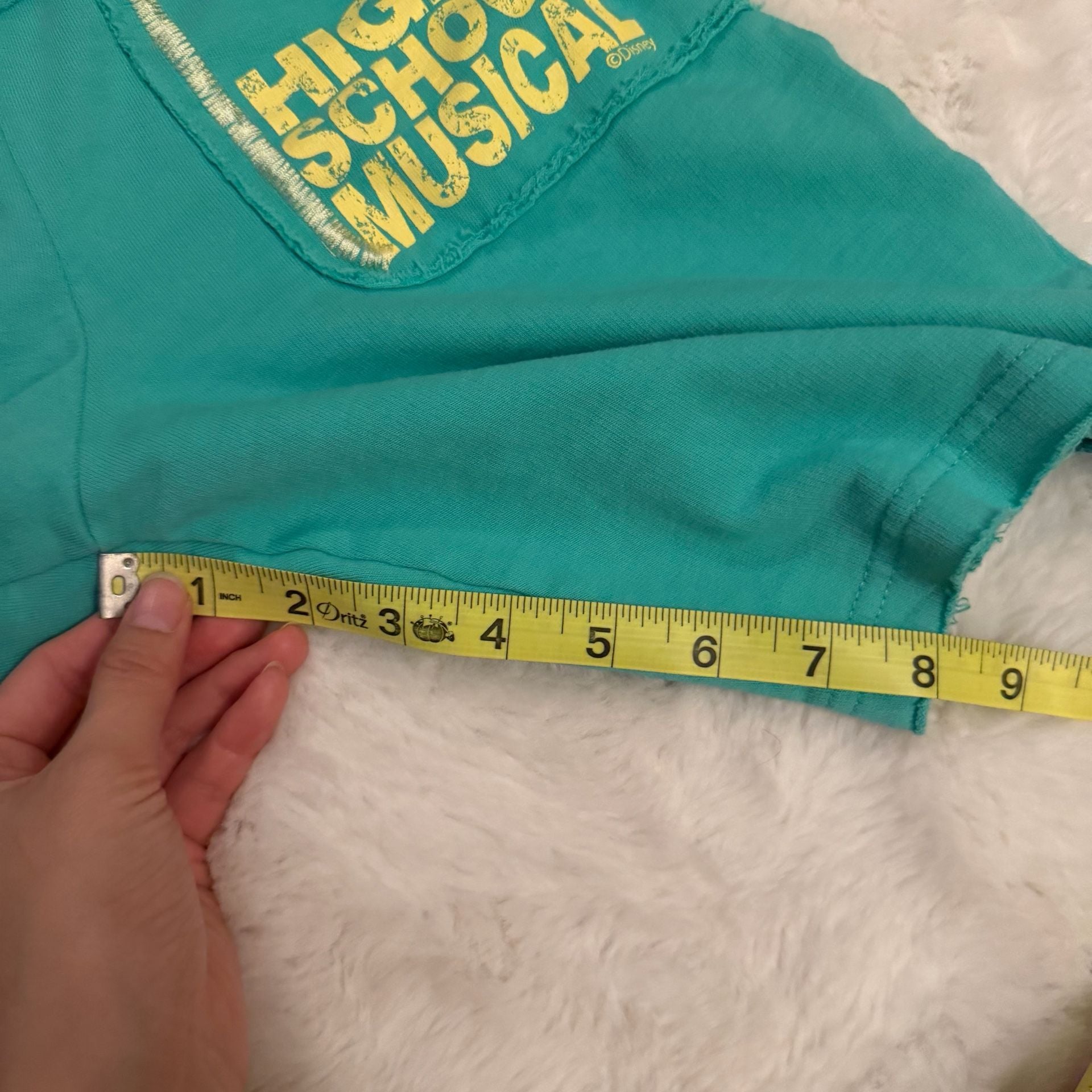 Disney High School Musical Shorts Size M (10/12) Teal 8