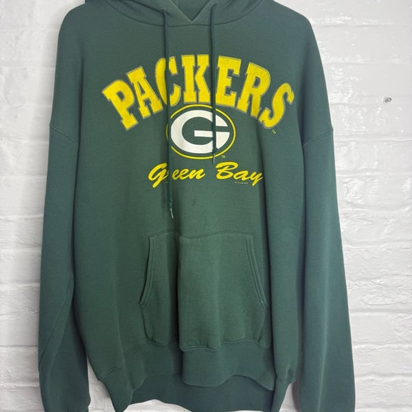 Lee Sport 1996 Green Bay Packers Hoodie Size L Green Vintage NFL Pullover