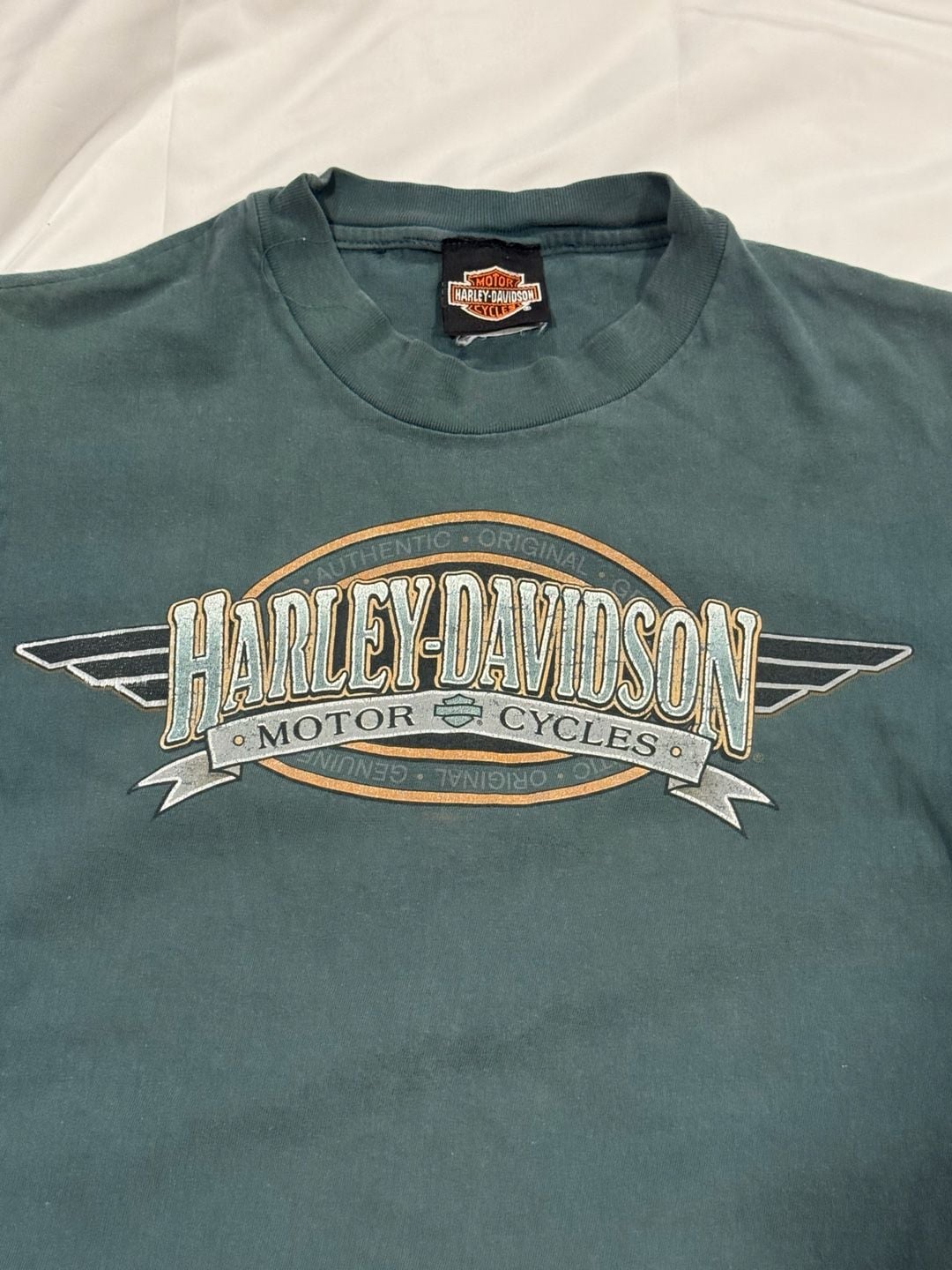 Vintage 1995 Harley Davidson Shop Of Doyer, Ohio Size S T-shirt 3