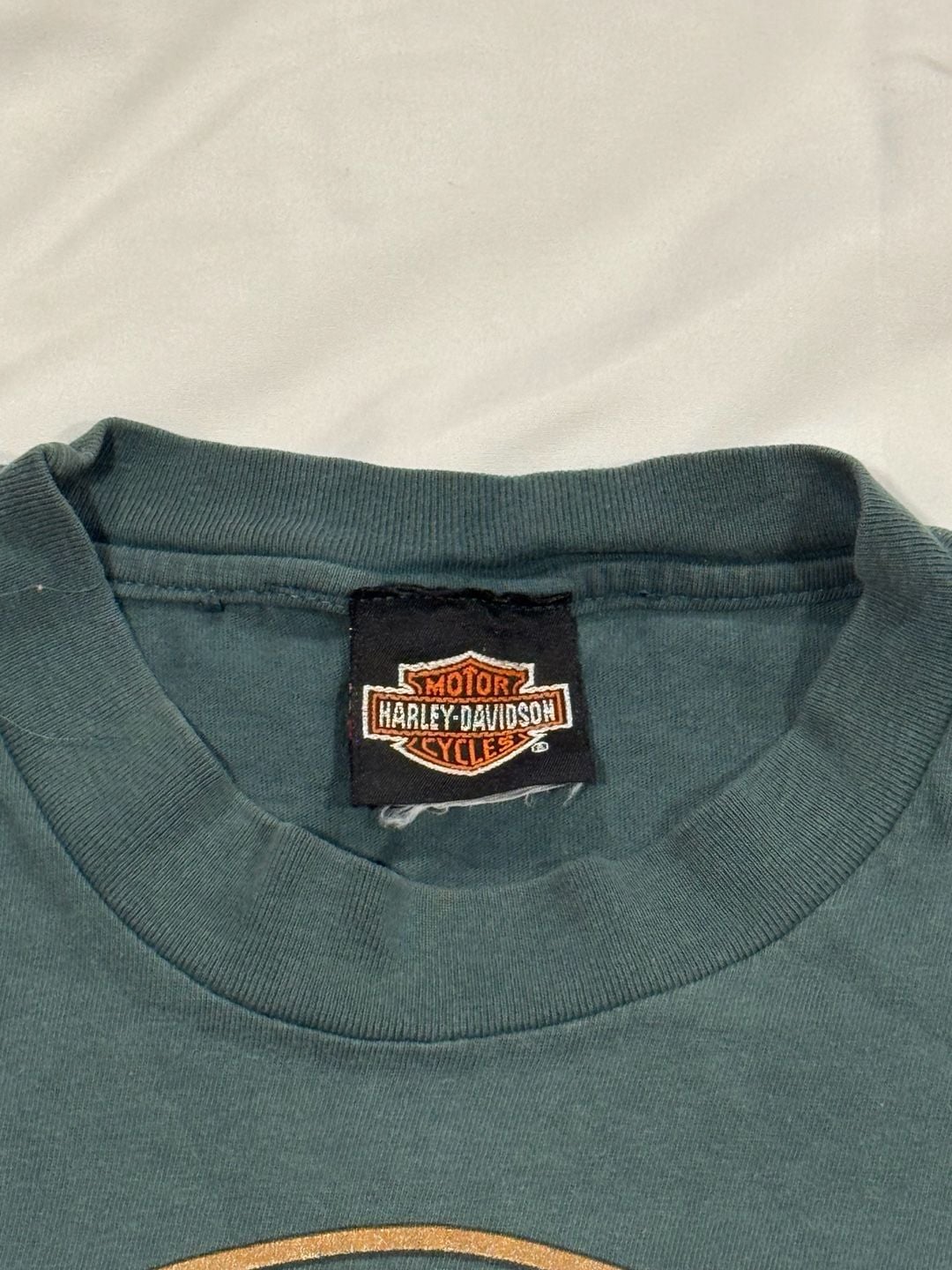 Vintage 1995 Harley Davidson Shop Of Doyer, Ohio Size S T-shirt 4