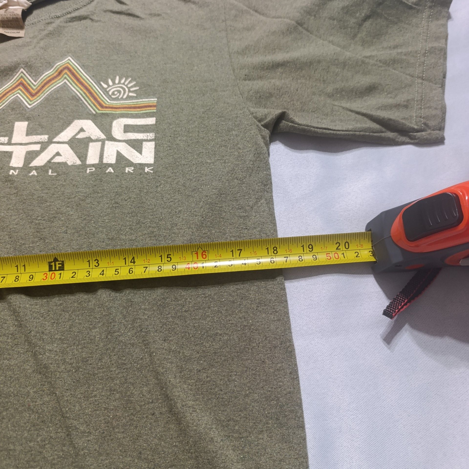 Cadillac Mountain Acadia National Park Graphic T-Shirt Green 5