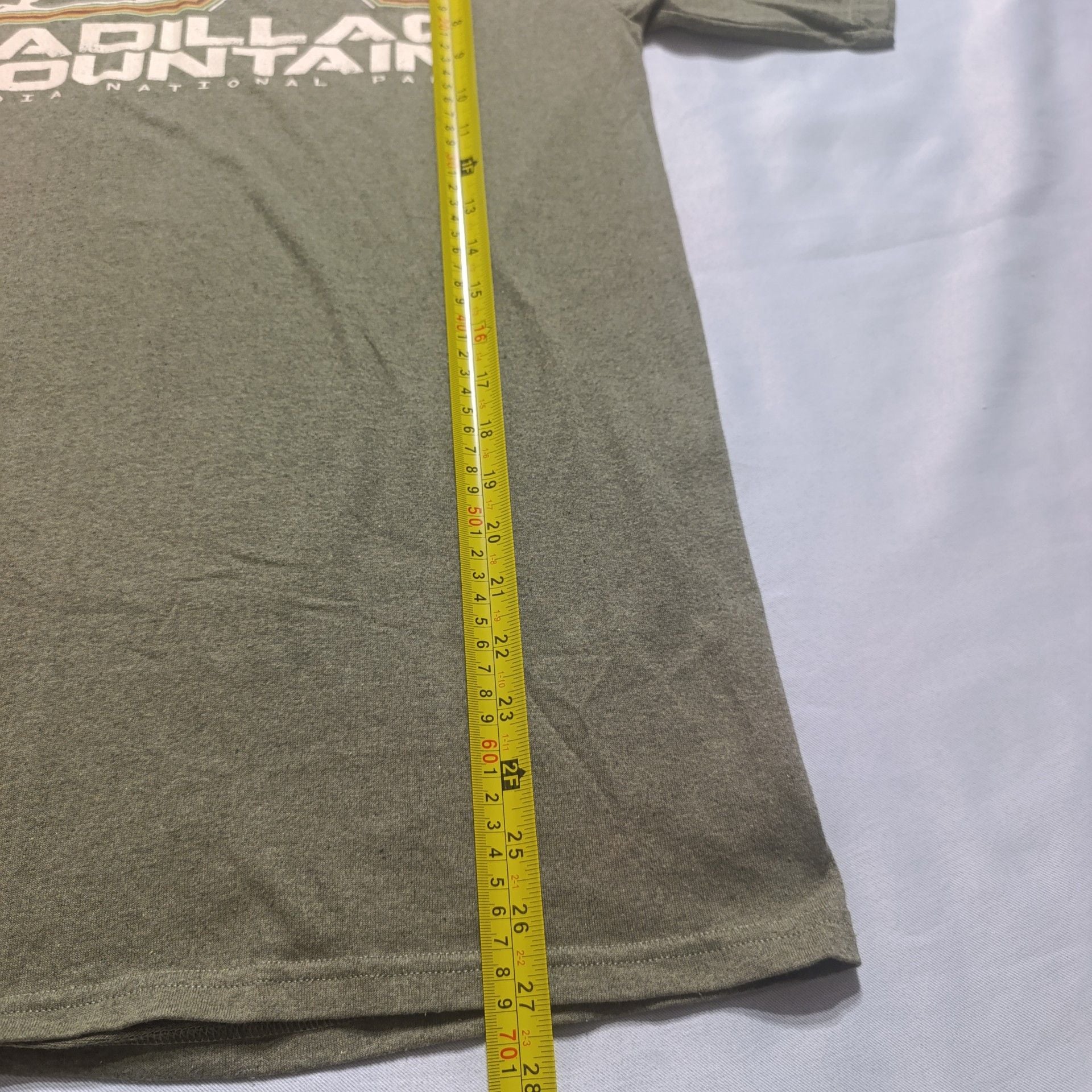 Cadillac Mountain Acadia National Park Graphic T-Shirt Green 6