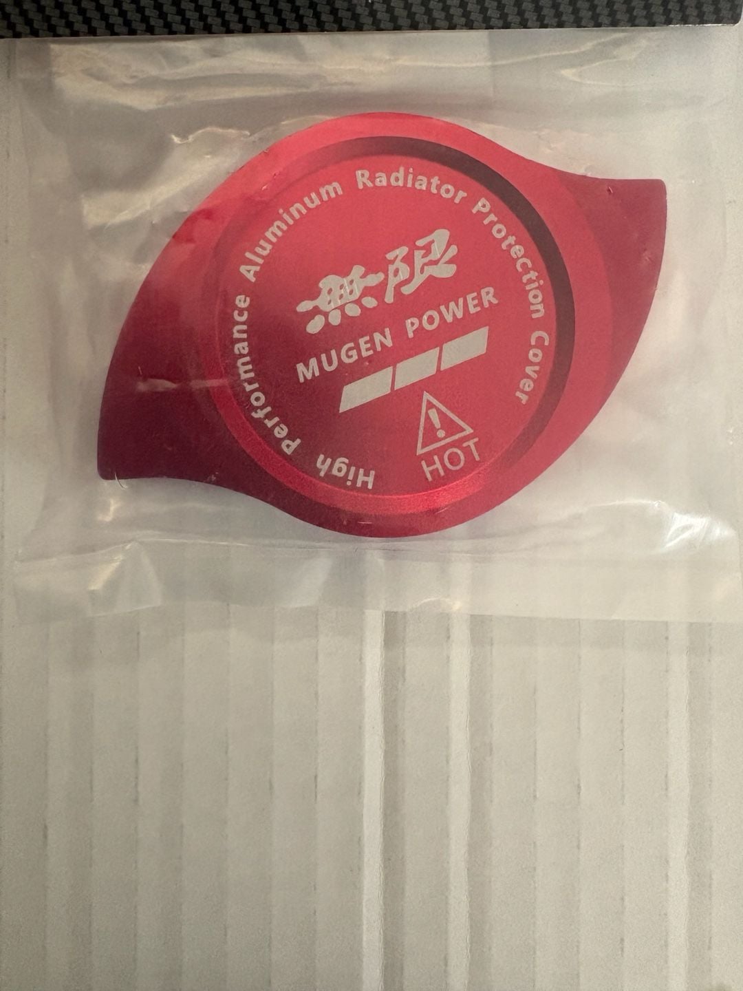 Mugen Power Aluminum Radiator Protection Cover Red 1
