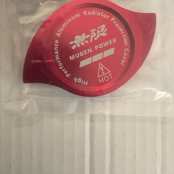 Mugen Power Aluminum Radiator Protection Cover Red