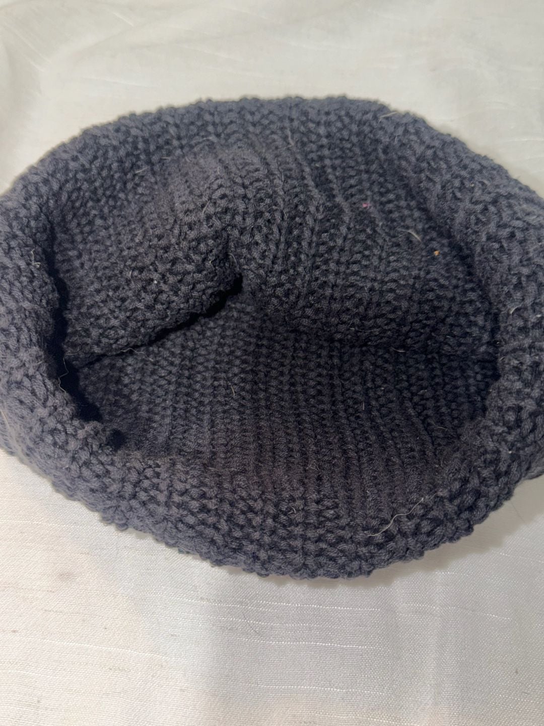 Love Your Melon Black Ribbed Knit Cuffed Beanie Hat 4