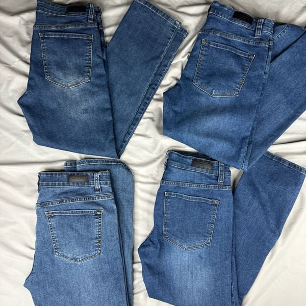Kenneth Cole New York Skinny Jeans Size 32x30 Blue Denim lot of 4