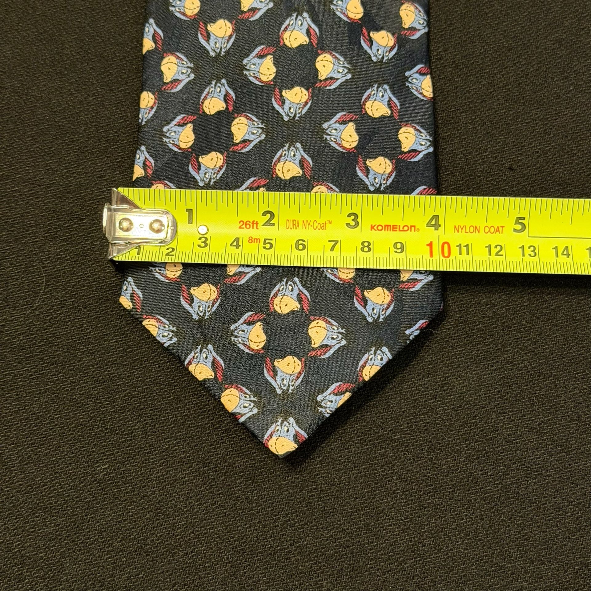Disney Eeyore Pattern Black Necktie Winnie the Pooh 6