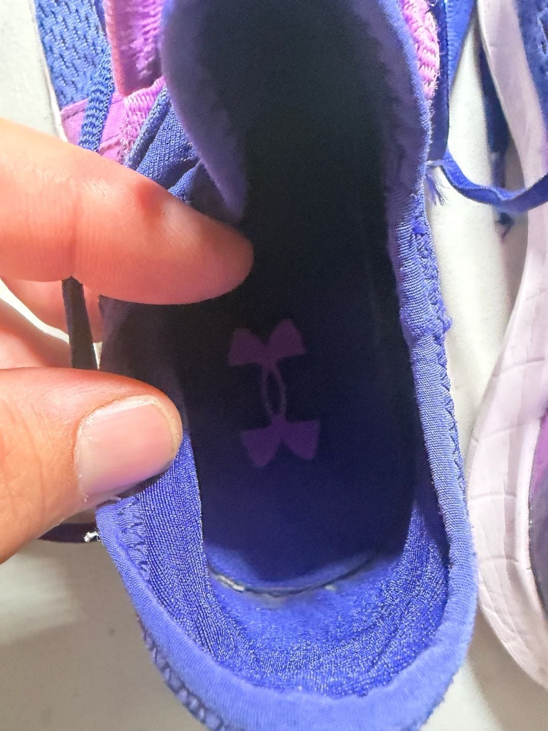 Under Armour Athletic Sneakers Blue Purple 7