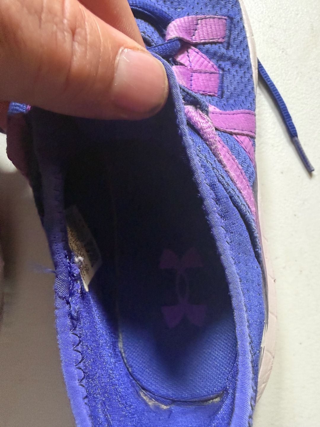 Under Armour Athletic Sneakers Blue Purple 8