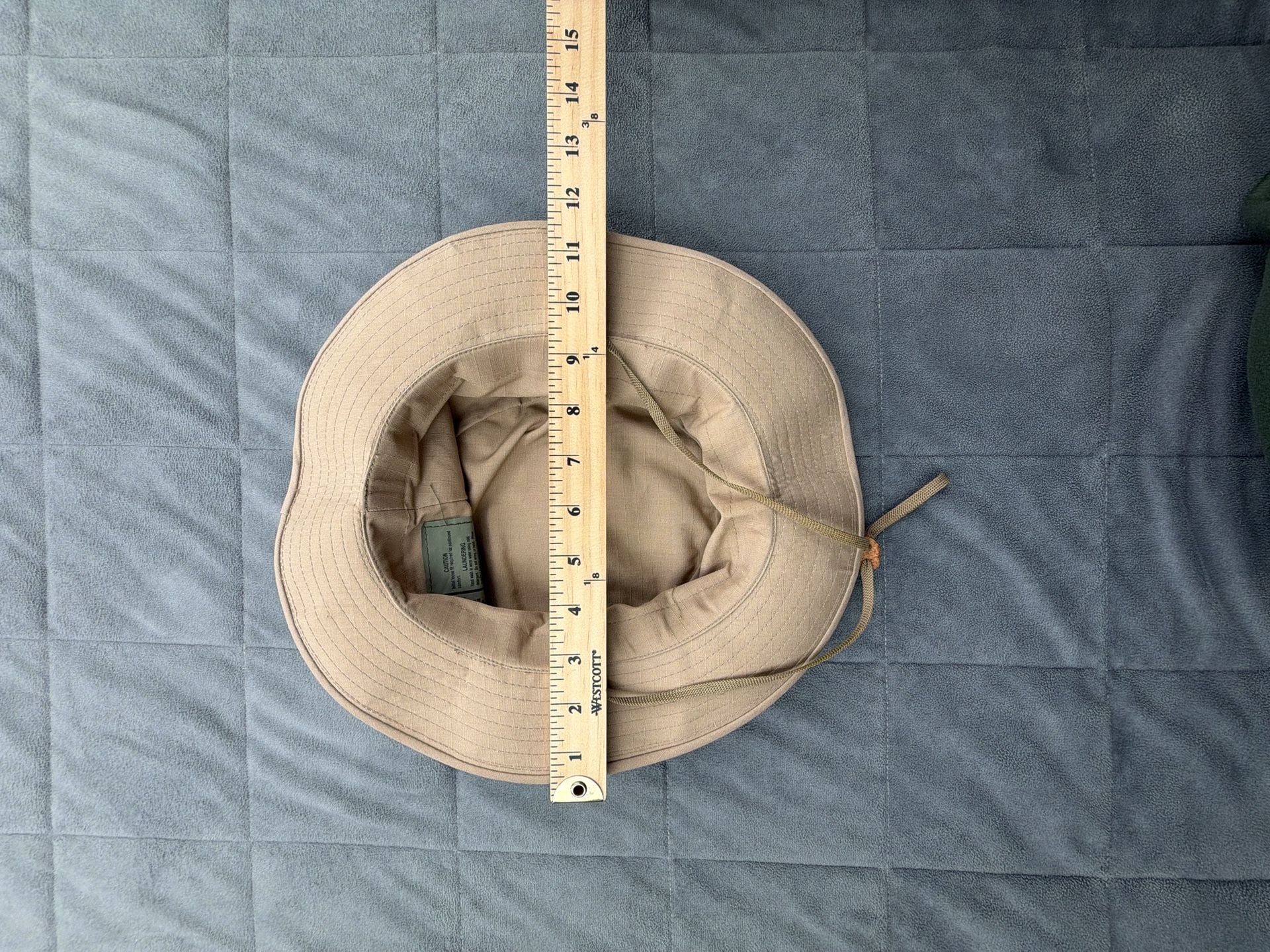 R&B Inc. Sun Hot Weather Type II Boonie Hat Size 7 1/2 Khaki Ripstop 7