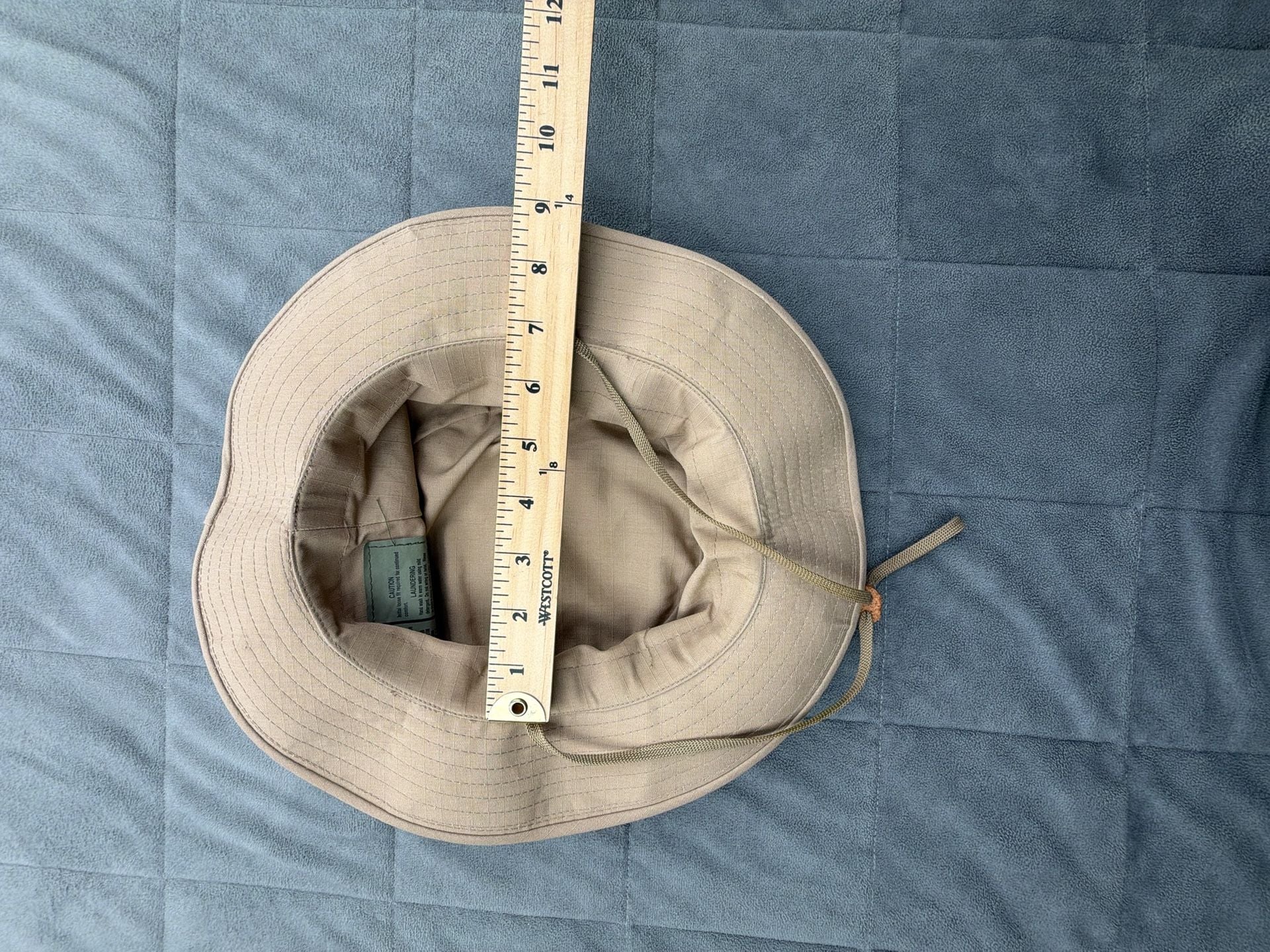 R&B Inc. Sun Hot Weather Type II Boonie Hat Size 7 1/2 Khaki Ripstop 8
