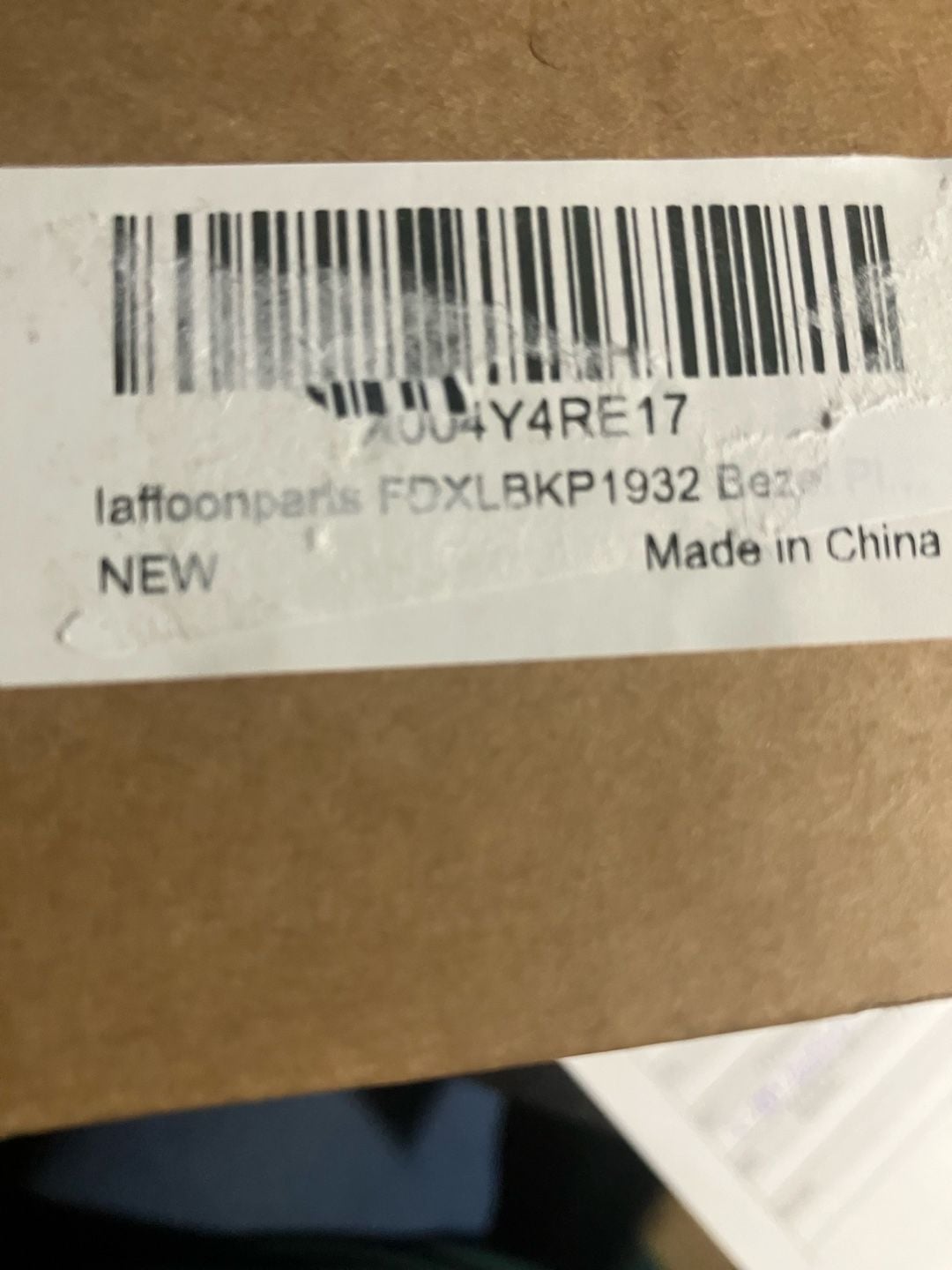 laffoonparts FDXLBKP1932 Bezel Pl. 4